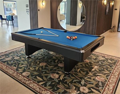 Buffalo Eliminator II Black American Pool Table - 7ft